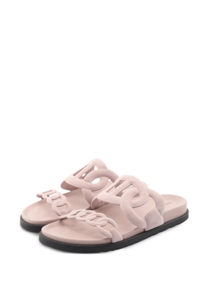 Hermès Pre-Owned Chaine d'Ancre Extra slide sandals - Pink