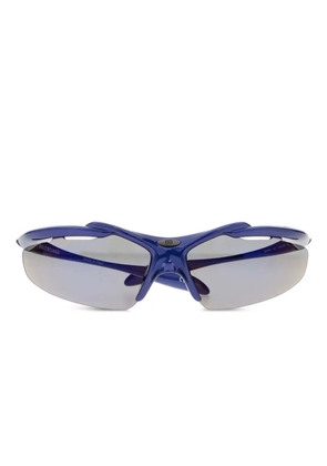 Balenciaga Eyewear mirrored-lenses sunglasses - Blue
