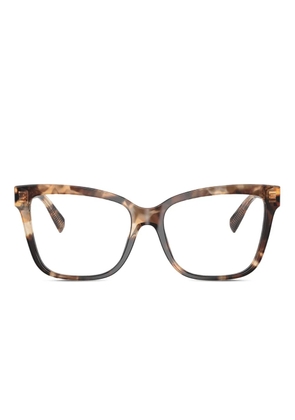 Tiffany & Co Eyewear tortoiseshell square-frame glasses - Brown