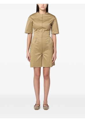 THELATEST cotton playsuit - Neutrals