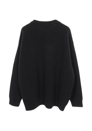 Celine Pre-Owned 2010s logo-print sweater - Black