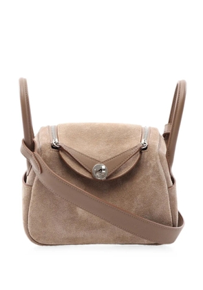 Hermès Pre-Owned 2024 mini Lindy tote bag - Neutrals