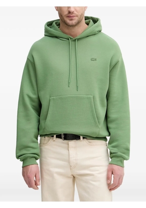 Lacoste logo-patch hoodie - Green