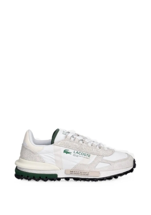 Lacoste Elite Active logo-print panelled sneakers - White