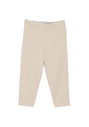 Yohji Yamamoto wide-leg work trousers - Neutrals