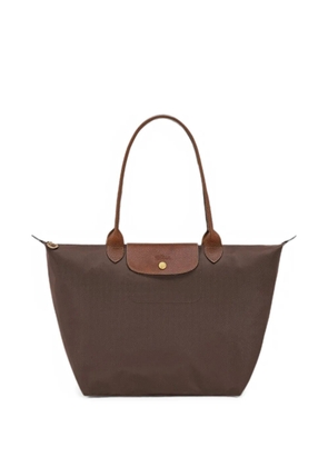 Longchamp large Le Pliage shoulder bag - Brown