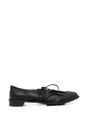 Yohji Yamamoto low-cut oxford shoes - Black