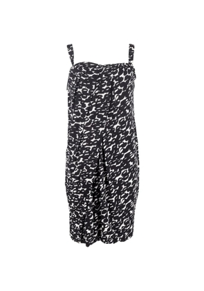 Max Mara printed sleeveless mini dress - Black