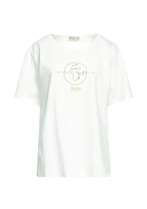 Herno graphic-print cotton T-shirt - White