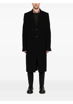 Rick Owens Concordian single-breasted tailored coat - Black