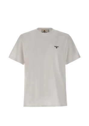 Barbour Essential logo-embroidered T-shirt - White