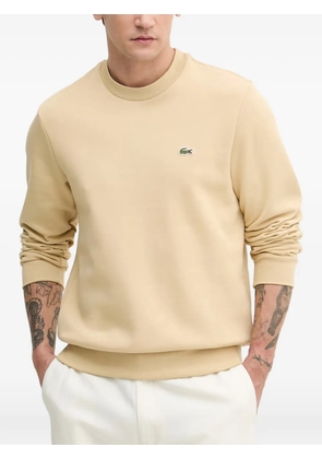 Lacoste logo-patch sweater - Neutrals