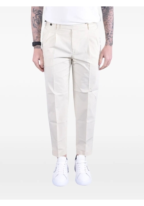 PT Torino pleated Carrot trousers - Neutrals