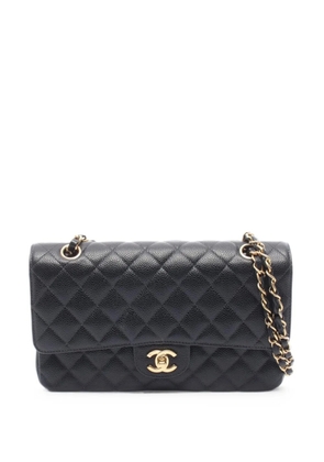 CHANEL Pre-Owned 2003-2004 double-flap shoulder bag - Black