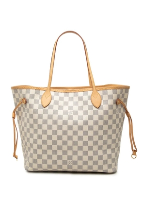 Louis Vuitton Pre-Owned 2009 Damier Azur Neverfull MM tote bag - White