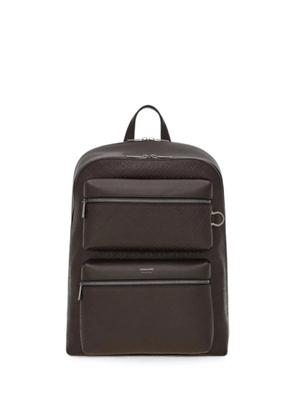 Ferragamo monogram backpack - Brown