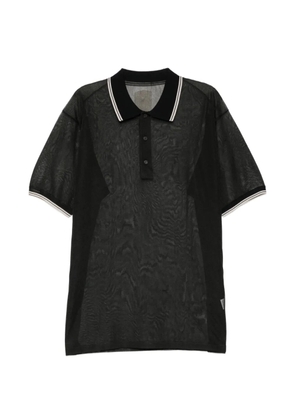 Yohji Yamamoto Mieru R-16G polo shirt - Black