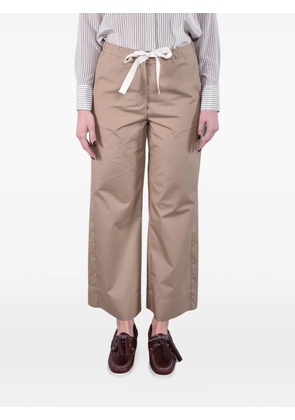 'S Max Mara drawstring straight-leg trousers - Neutrals