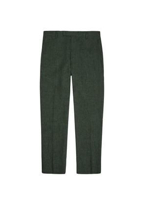 Sunspel pressed-crease trousers - Green