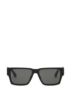 Philipp Plein Eyewear logo-plaque square-frame sunglasses - Black