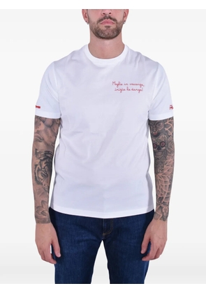 MC2 Saint Barth Arnott embroidered T-shirt - White
