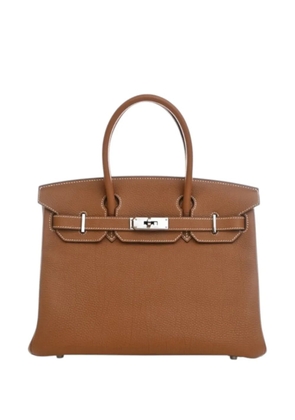 Hermès Pre-Owned 2010 Togo Birkin Retourne 30 handbag - Brown
