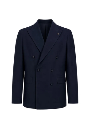 Tagliatore flap-pocket double-breasted blazer - Blue