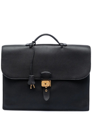 Hermès Pre-Owned 2003 Togo Sac a Depeches 41 business bag - Black