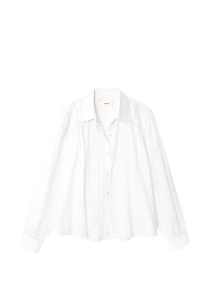 Xirena Viviana lace-trim shirt - White