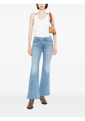 MOTHER flared-leg whiskered jeans - Blue