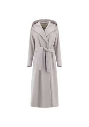 Herno hooded belted coat - Grey