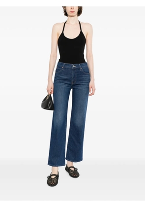 MOTHER faded-effect whiskered jeans - Blue