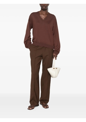 Fabiana Filippi V-neck sweater - Brown