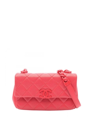 CHANEL Pre-Owned 2020 Small Quilted Caviar My Everything Flap crossbody bag - Red