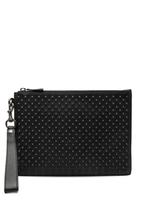 Gucci Pre-Owned 2000-2015 Studded Calfskin clutch bag - Black