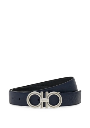 Ferragamo reversible and adjustable Gancini belt - Blue