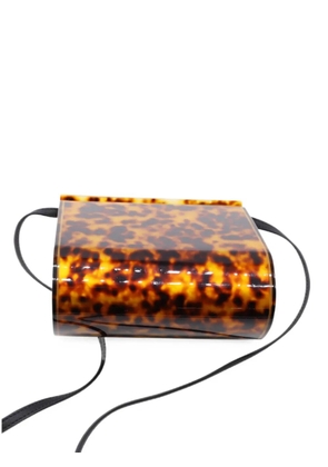 Givenchy Pre-Owned 2014 mini Pandora animal-print box bag - Brown