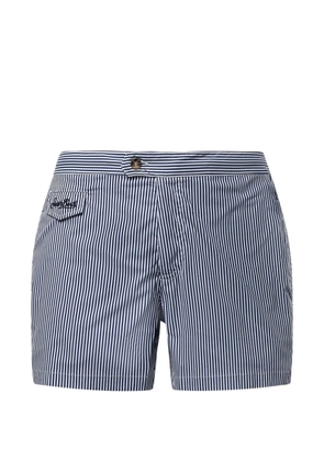 MC2 Saint Barth striped swim shorts - Blue