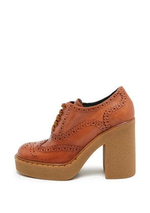 Prada Pre-Owned block-heel pumps - Brown