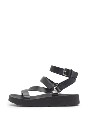 Hermès Pre-Owned Galaxy ankle strap sandals - Black