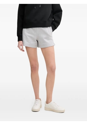 Lacoste logo-patch elasticated-waist shorts - Grey