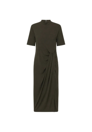 ROTATE BIRGER CHRISTENSEN draped midi dress - Green