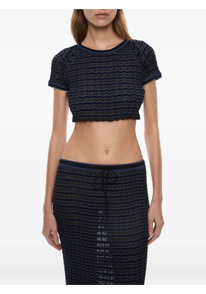 Christopher Esber Verano striped T-shirt - Black