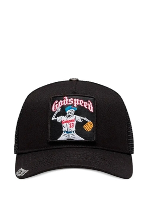 GODSPEED Mood II patch-detail trucker cap - Black