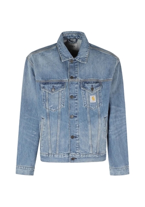 Carhartt WIP Helston paint-splatter denim jacket - Blue