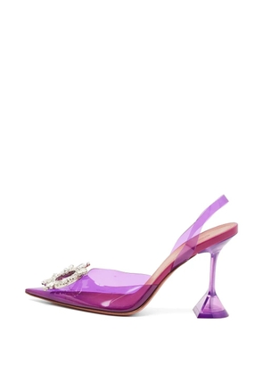Amina Muaddi Begum slingback pumps - Purple