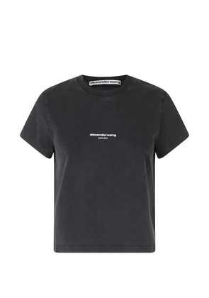Alexander Wang logo-print cotton T-shirt - Black
