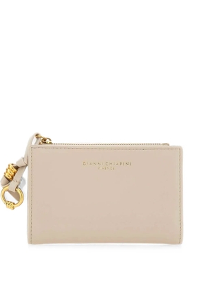 GIANNI CHIARINI knot-detail leather wallet - Neutrals