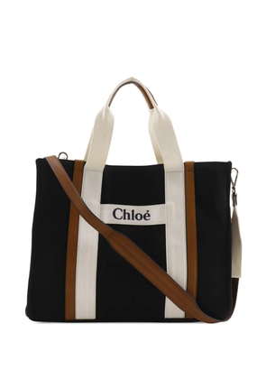 Chloé Pre-Owned 2021-2026 Canvas Diaper Bag satchel - Black