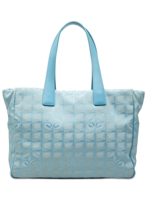 CHANEL Pre-Owned 2002-2003 New Travel Line Nylon tote bag - Blue